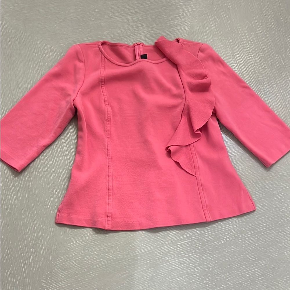 St John Coral Elegant Ruffle Top 10